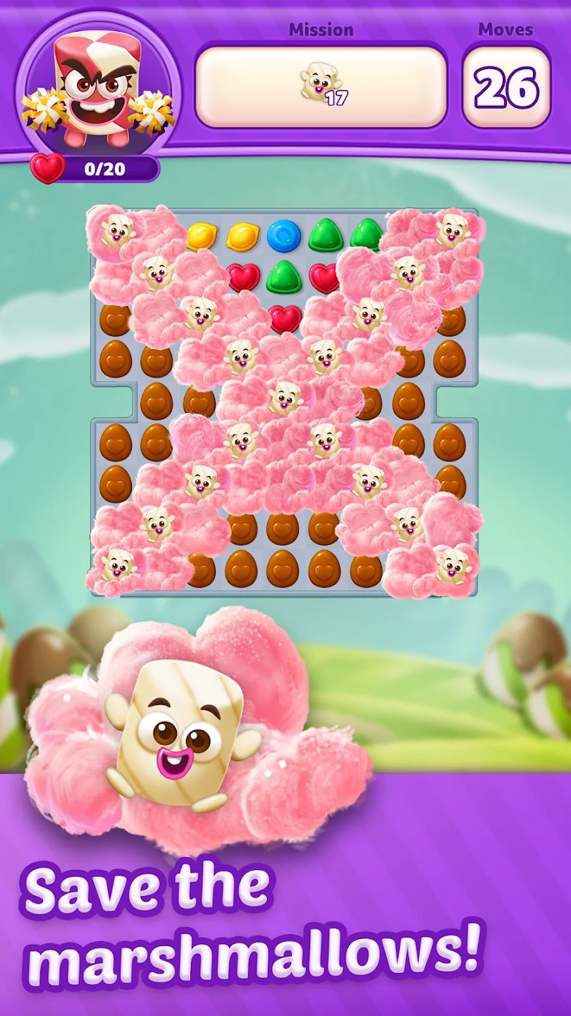 Lollipop Sweet Heroes gameplay screenshot 1