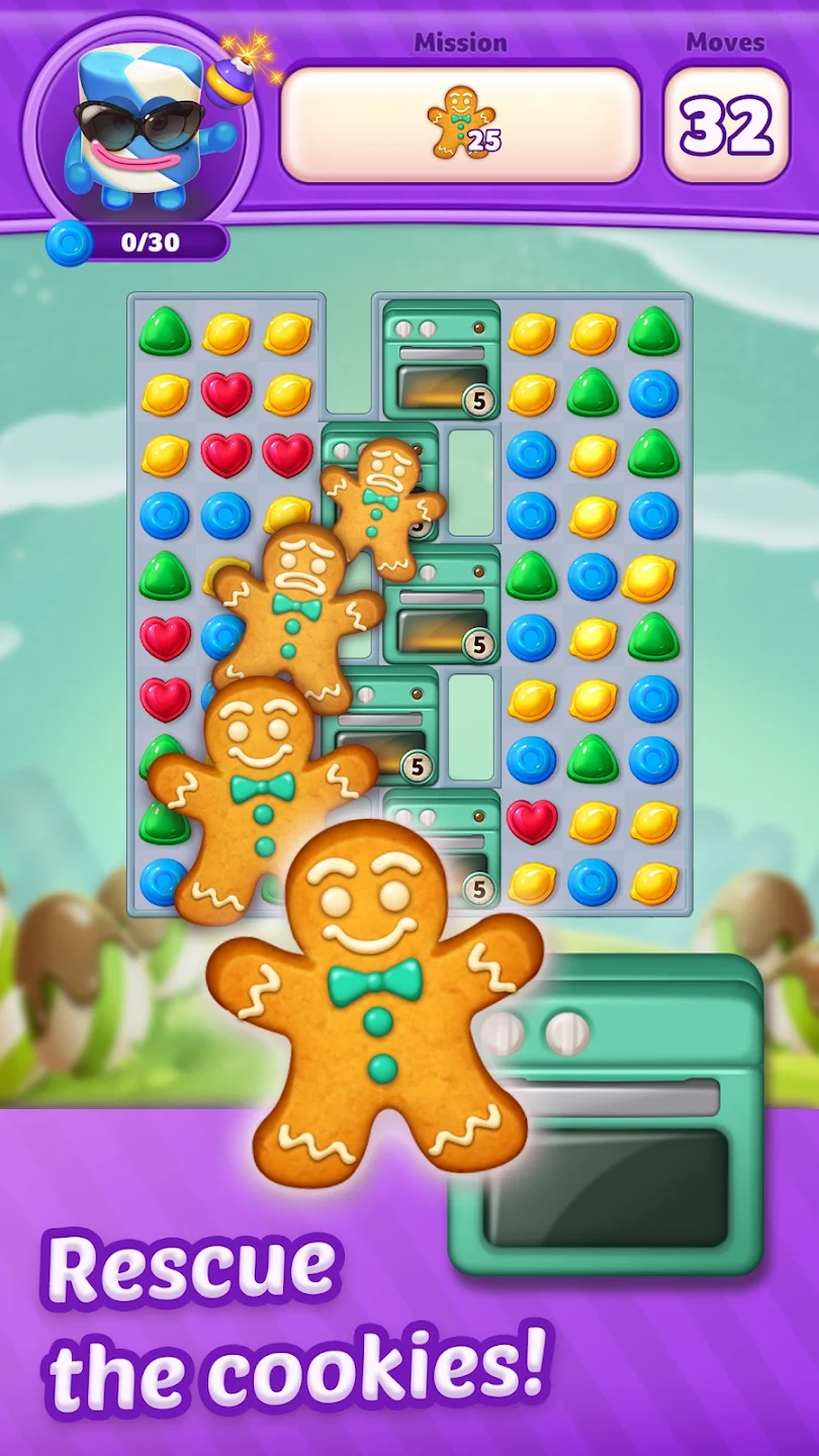 Lollipop Sweet Heroes gameplay screenshot 2