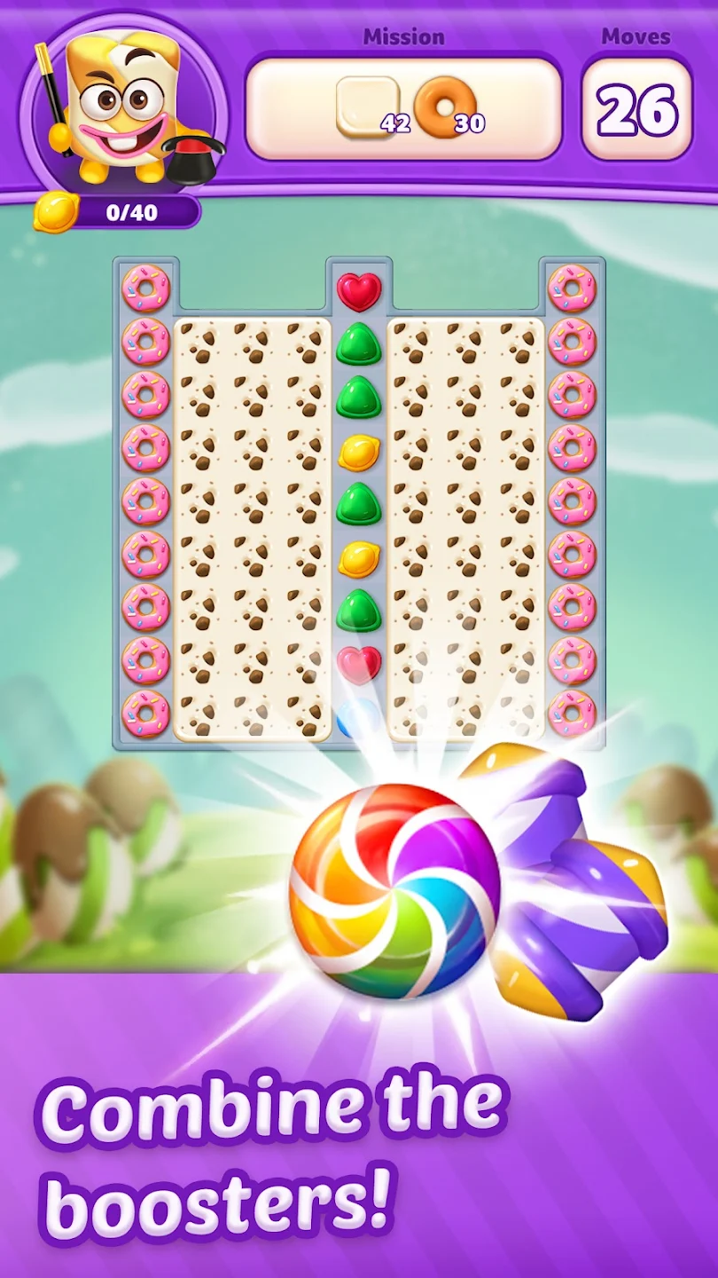 Lollipop Sweet Heroes gameplay screenshot 3